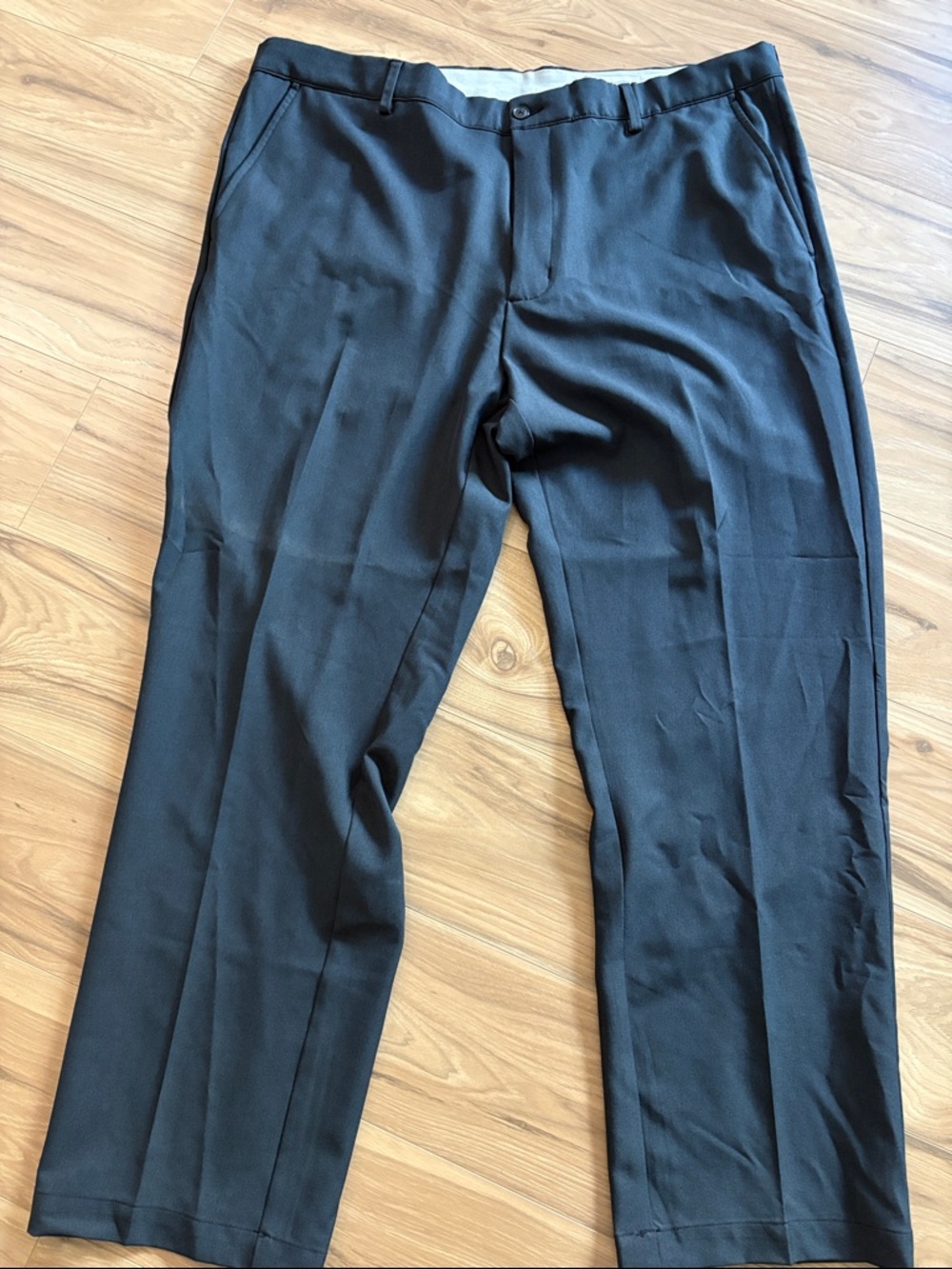 Greg Norman Collection Men's Black Dress Pants - Classic Tailored Trousers
